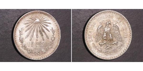 1 Peso Mexique (1867 - ) Argent 