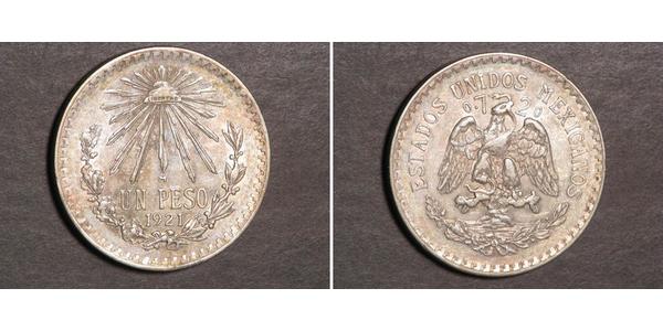 1 Peso Mexique (1867 - ) Argent 