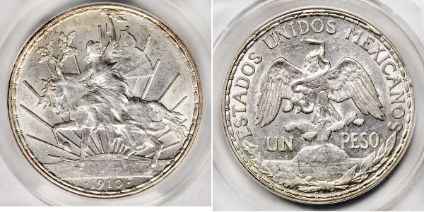 1 Peso Mexique (1867 - ) Argent 