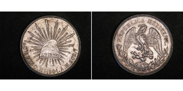 1 Peso Mexique (1867 - ) Argent 