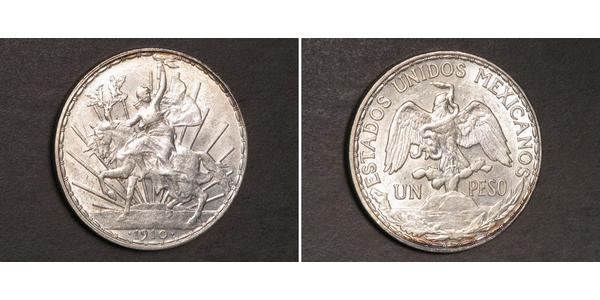 1 Peso Mexique (1867 - ) Argent 
