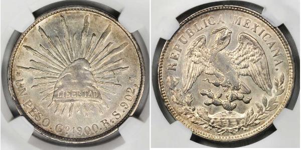 1 Peso Mexique (1867 - ) Argent 