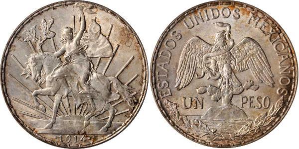 1 Peso Mexique (1867 - ) Argent 
