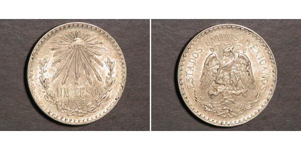 1 Peso Mexique (1867 - ) Argent 