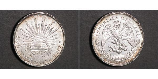 1 Peso Mexique (1867 - ) Argent 