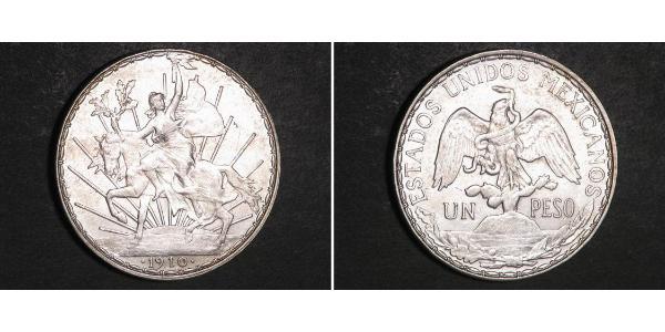 1 Peso Mexique (1867 - ) Argent 