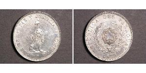 1 Peso Paraguay (1811 - ) Argent 