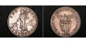 1 Peso Philippines Argent 