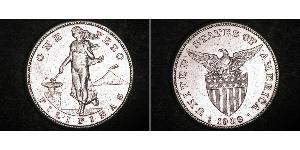 1 Peso Philippines Argent 