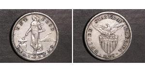 1 Peso Philippines Argent 