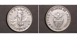 1 Peso Philippines Argent 