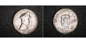 1 Peso Philippines Argent Douglas MacArthur (1880 - 1964) 