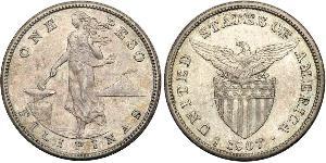 1 Peso Philippines Argent 