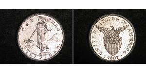1 Peso Philippines Argent 
