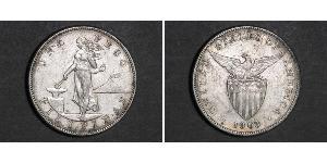 1 Peso Philippines Argent 