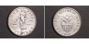 1 Peso Philippines Argent 