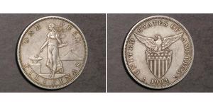 1 Peso Philippines Argent 