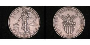1 Peso Philippines Argent 