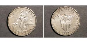 1 Peso Philippines Argent 