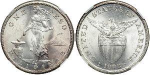 1 Peso Philippines Argent 