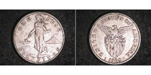 1 Peso Philippines Argent 