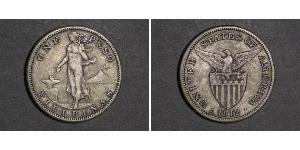1 Peso Philippines Argent 