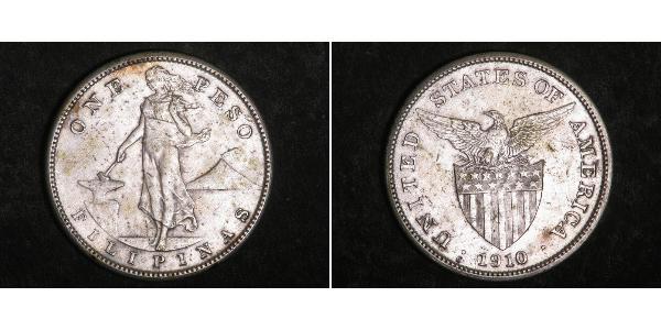 1 Peso Philippines Argent 