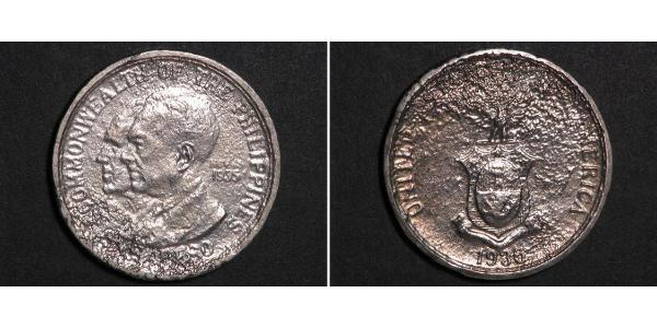 1 Peso Philippines Argent 