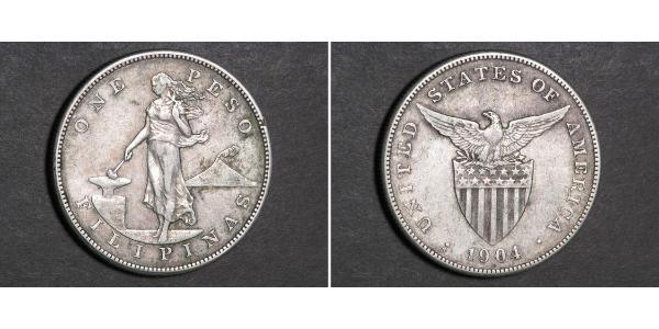 1 Peso Philippines Argent 