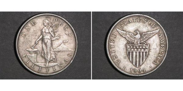 1 Peso Philippines Argent 