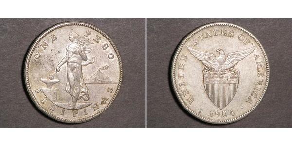 1 Peso Philippines Argent 