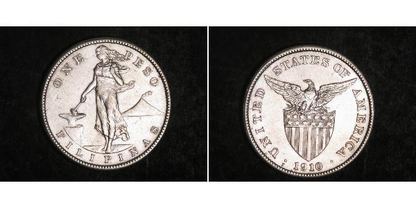 1 Peso Philippines Argent 