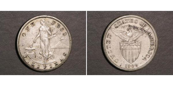 1 Peso Philippines Argent 