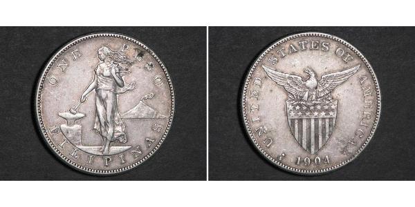 1 Peso Philippines Argent 