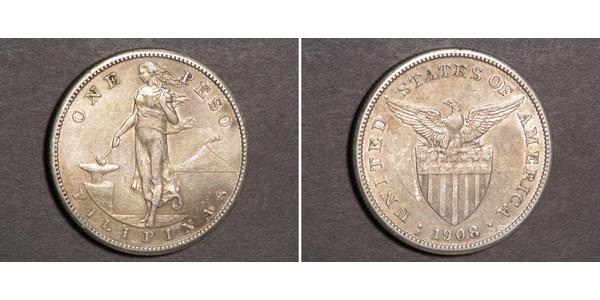 1 Peso Philippines Argent 