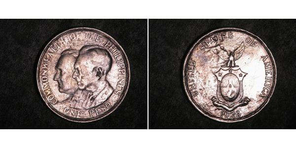 1 Peso Philippines Argent 