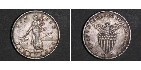 1 Peso Philippines Argent 