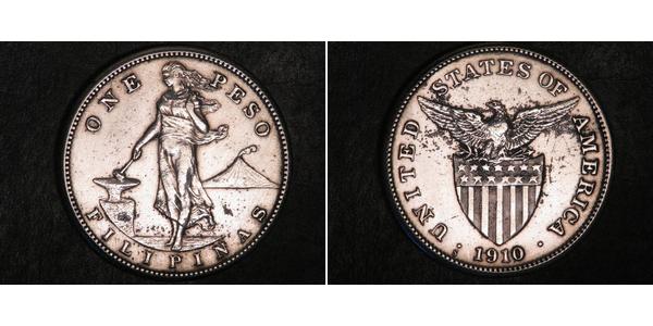 1 Peso Philippines Argent 