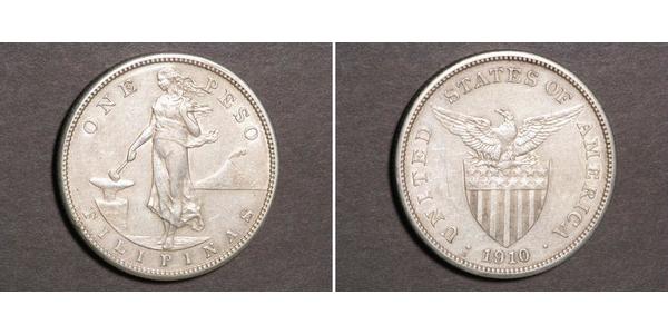 1 Peso Philippines Argent 