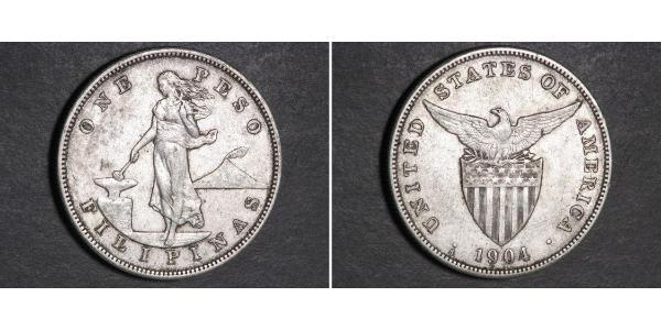 1 Peso Philippines Argent 