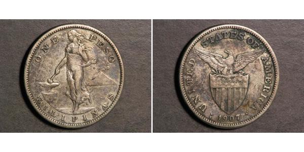 1 Peso Philippines Argent 
