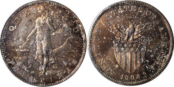 1 Peso Philippines Argent 