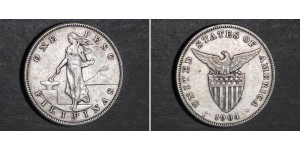 1 Peso Philippines Argent 