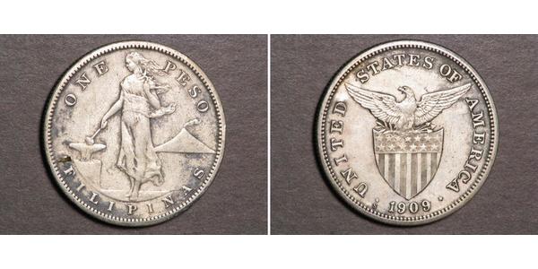 1 Peso Philippines Argent 