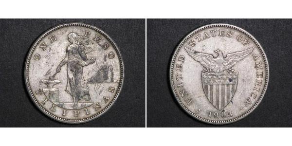 1 Peso Philippines Argent 
