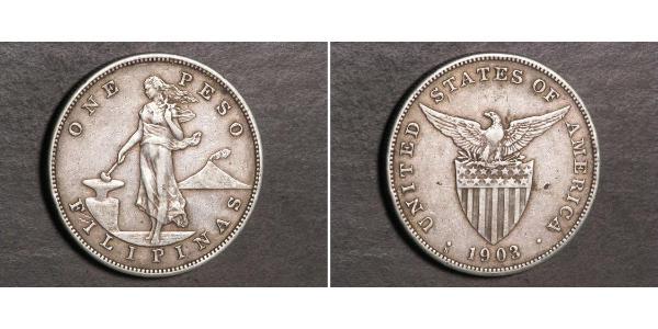 1 Peso Philippines Argent 
