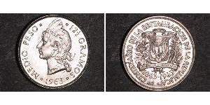 1 Peso République dominicaine Argent 