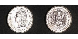 1 Peso République dominicaine Argent 