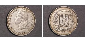 1 Peso République dominicaine Argent 