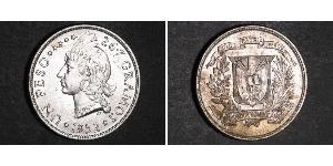 1 Peso République dominicaine Argent 